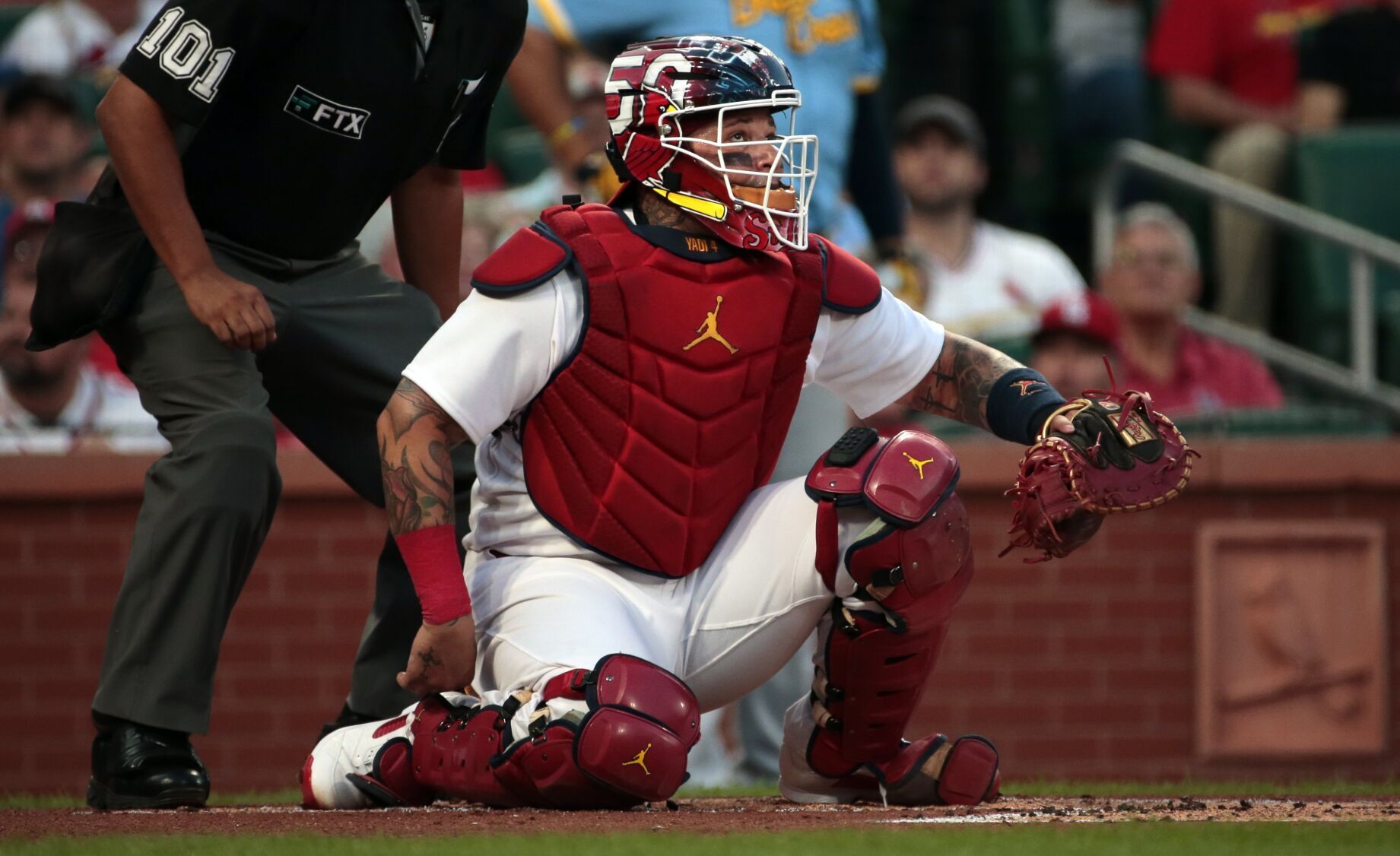Cardinals, Brewers at Busch
